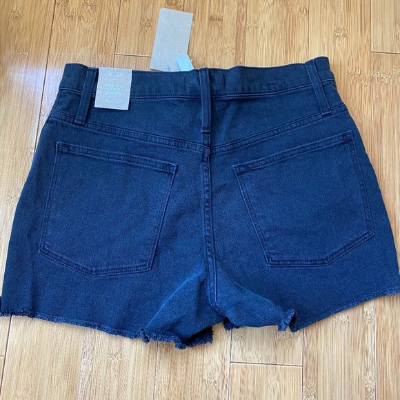 Madewell Black Jean Shorts - Picture 6 of 7